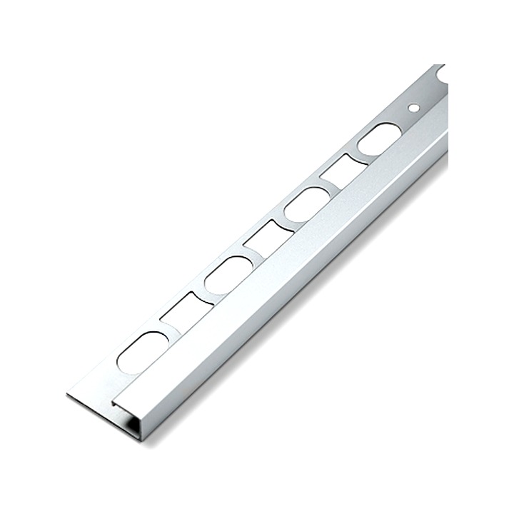 Aluminium Tile Trim Square 10mm 2.4m