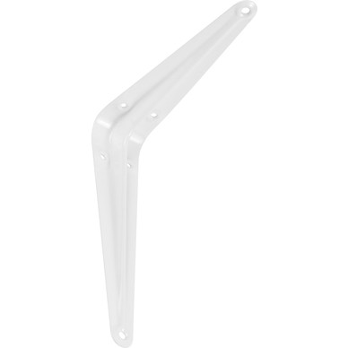 L Shelf Bracket 8 x 6" (200 x 150mm) White