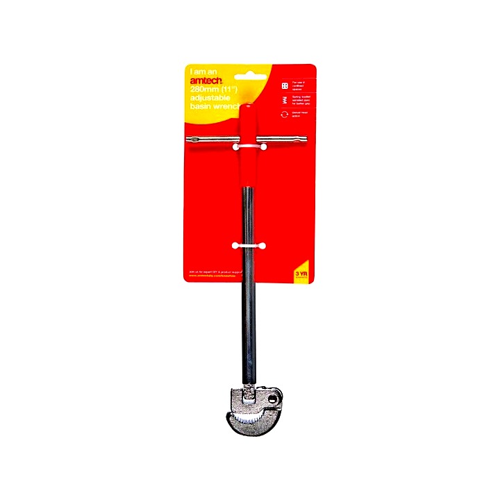 Amtech 280mm Adjustable Basin Wrench