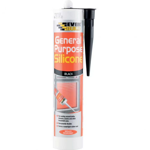 Everbuild General Purpose Silicone Black 280ml
