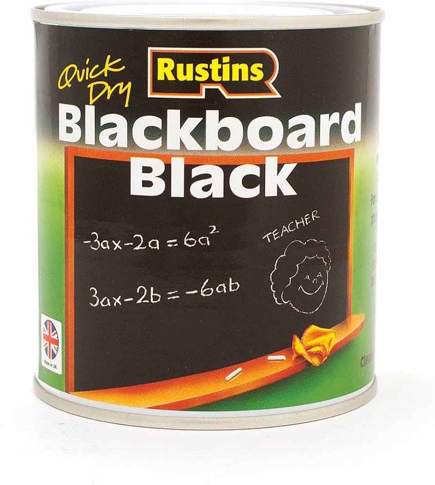 Rustins Quick Dry Blackboard Black 1L