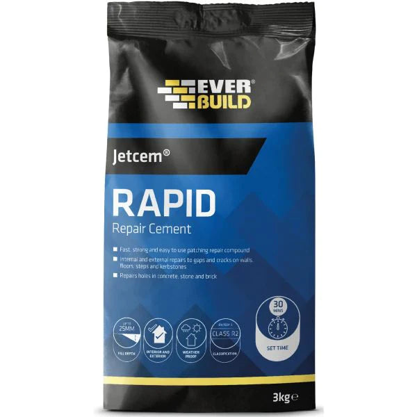 Everbuild Jetcem Rapid Repair Cement 3kg