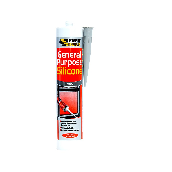 Everbuild General Purpose Silicone Grey 280ml