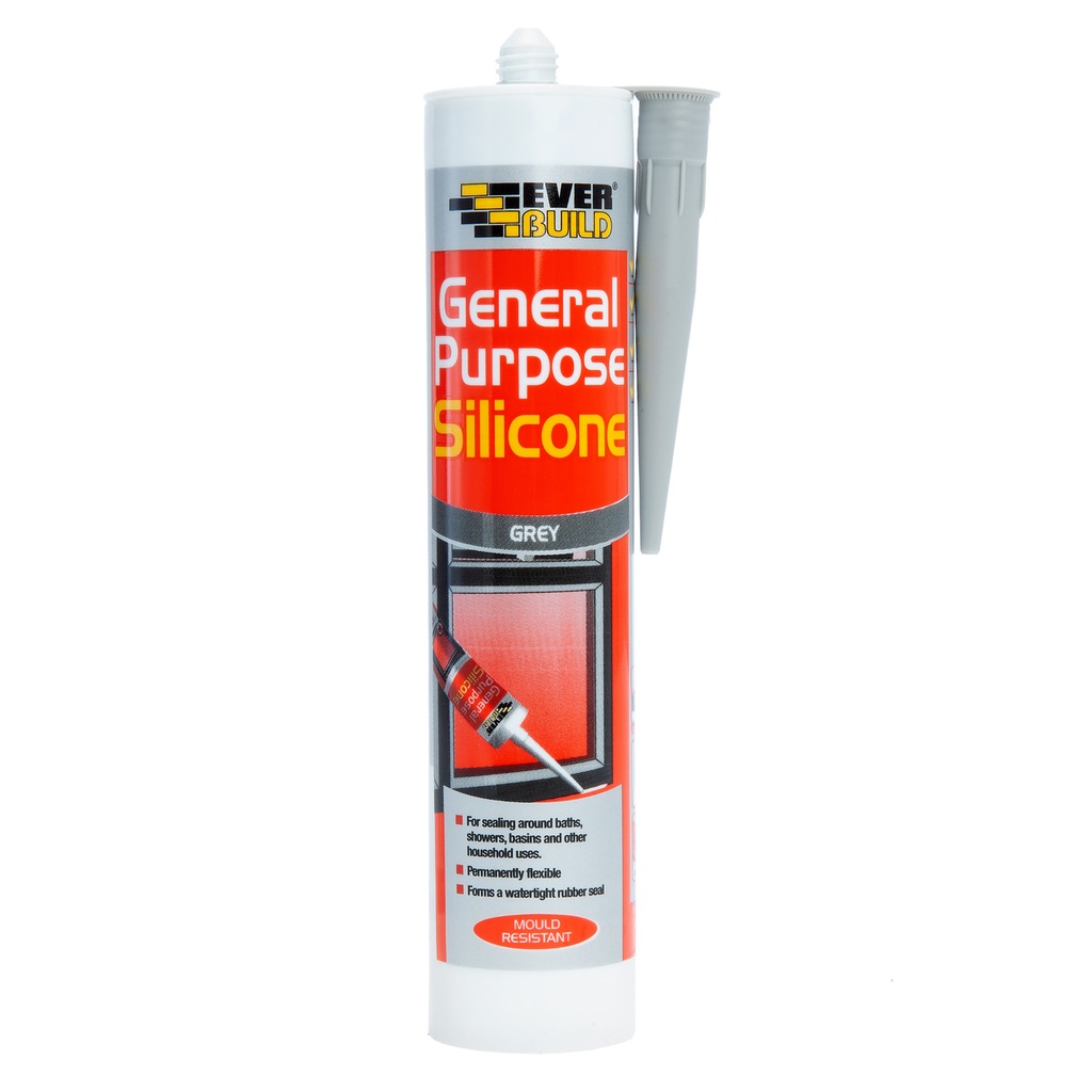 Everbuild General Purpose Silicone Grey 280ml