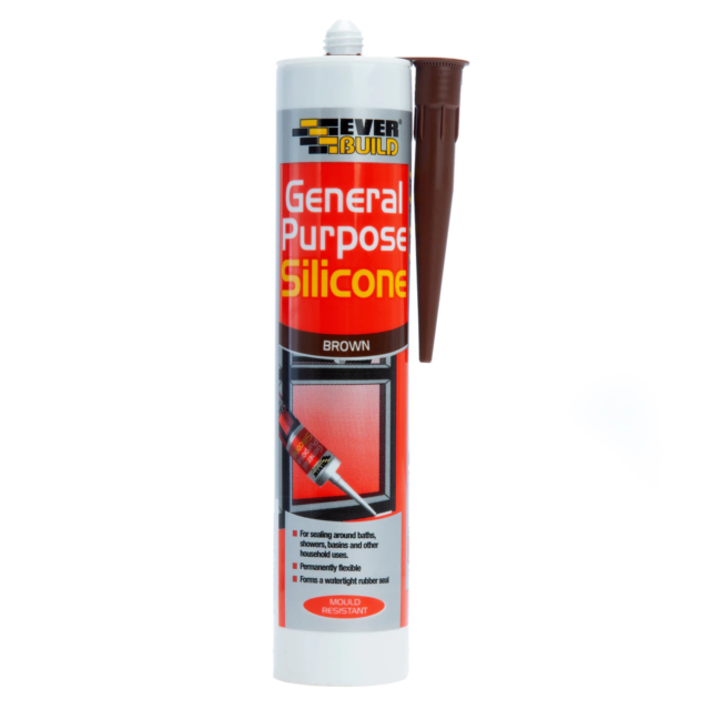Everbuild General Purpose Silicone Brown 280ml