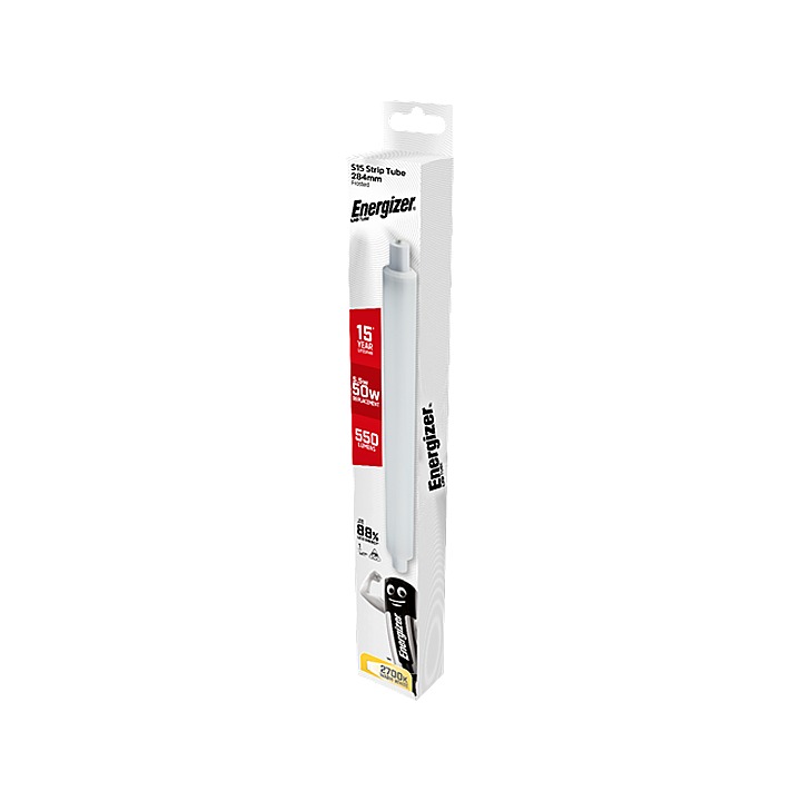 Energizer 5.5W LED S15 Strip Tube 2700k 284mm