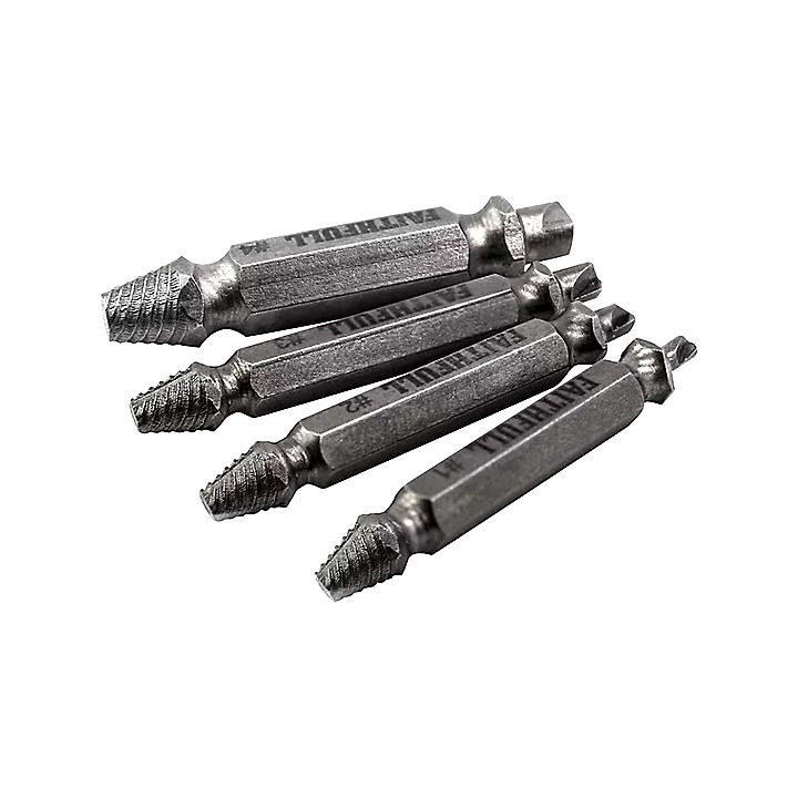 Faithfull Screw Extractor Kit 4 Piece