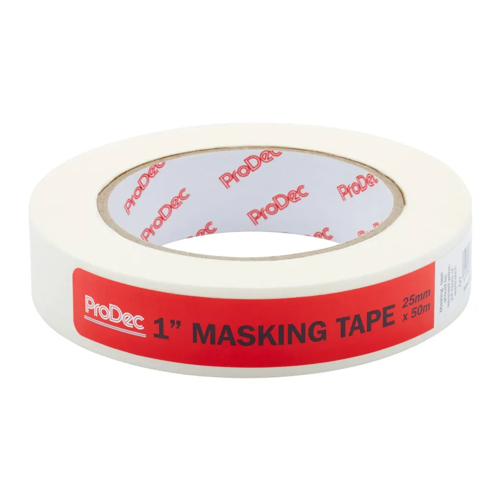 ProDec 1" General Masking Tape 25mm X 50m