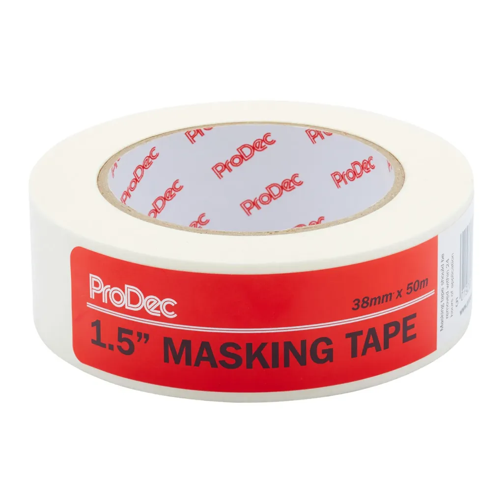 ProDec 1.5" General  Masking Tape 38mm x 50m
