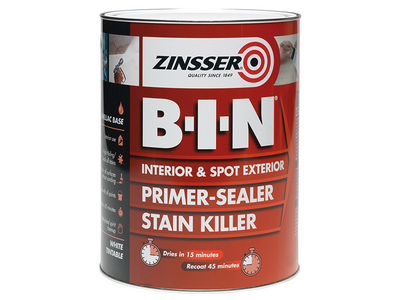 Zinsser B-I-N White Matt Stain Block Primer Sealer 500ml