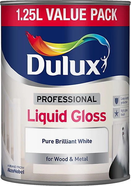 Dulux Pure Brilliant White Liquid Gloss 1.25L