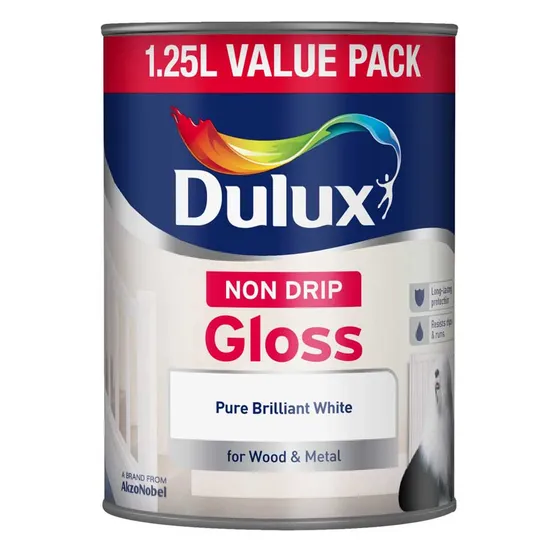 Dulux Pure Brilliant White Liquid Gloss 1.25L