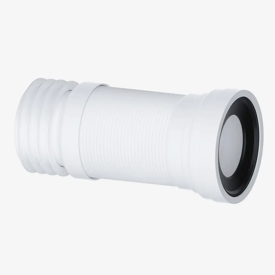 Viva Slink-Fit Straight Flexible WC Pan Connector 300mm - 700mm