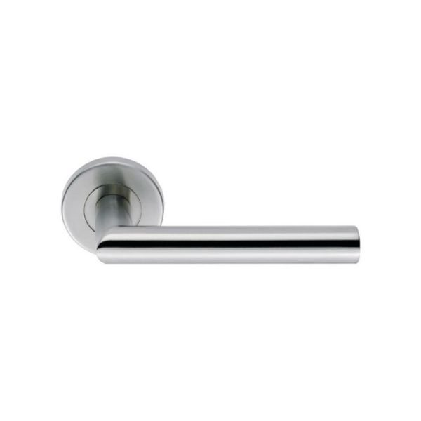 Eurospec Mitre Satin Stainless Door Handle