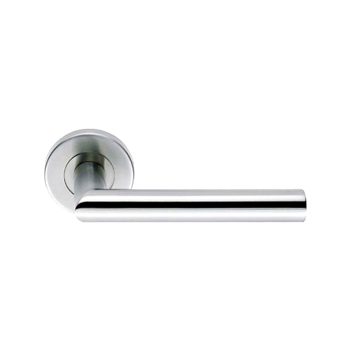 Eurospec Mitre Satin Stainless Door Handle
