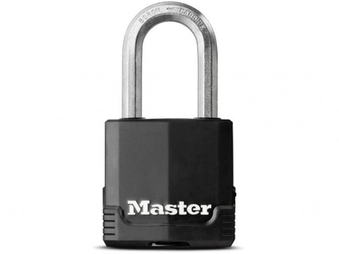 Master 48mm Padlock Black Steel 38mm 