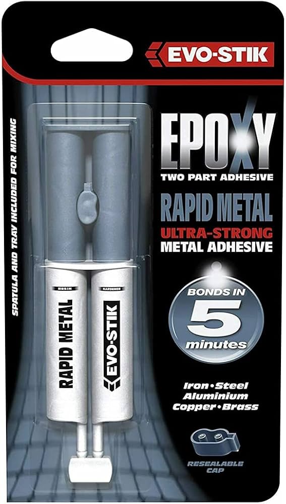 Evo-Stik Epoxy Metal Glue Syringe 25ml