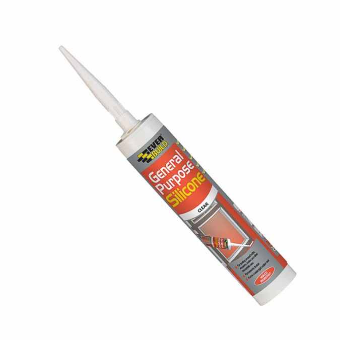 Everbuild General Purpose Silicone Clear 280ml