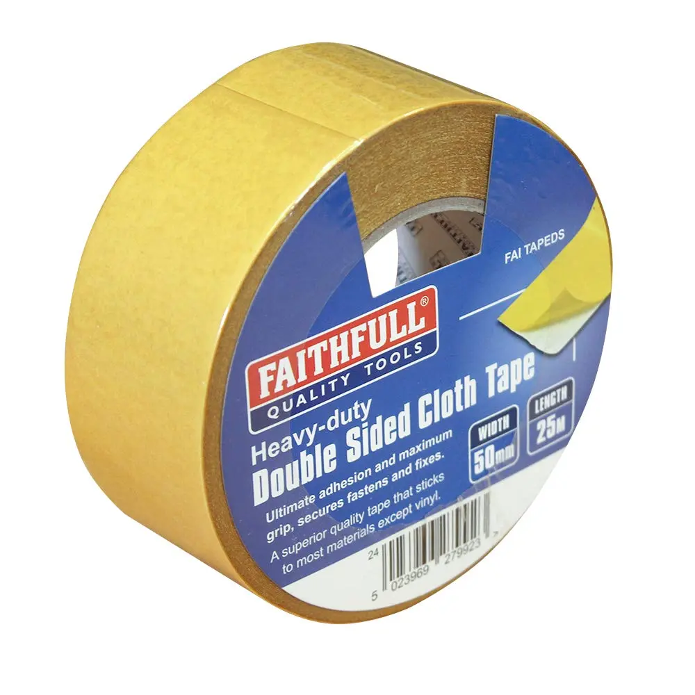 Faithfull Double Sided Cloth Tape 50mm x 4.5m