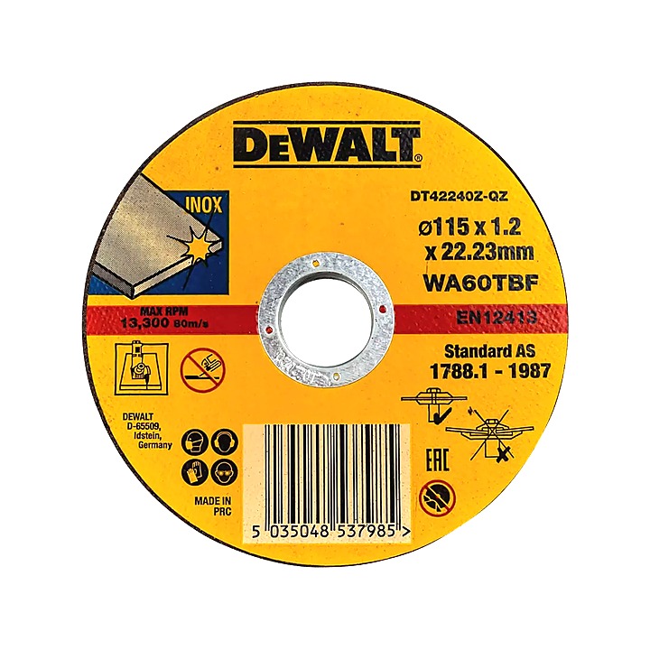 Dewalt Fast Metal Stainless/Inox Cutting Disc 115mm