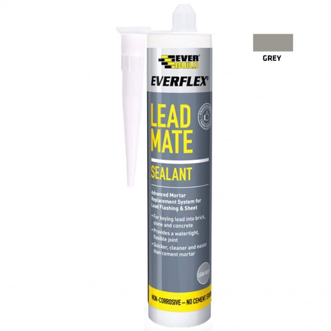 EverBuild Lead-Mate Sealant For Roof Flashing Grey 310ml