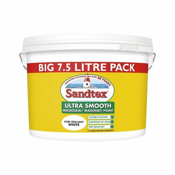 Sandtex Smooth Brilliant White 7.5L