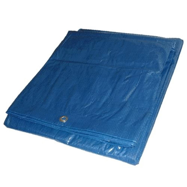 Blue Tarpaulin Small 3.5 x 5.4m (12ft x 18ft)