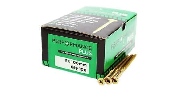 Performance Plus 6 x 100mm Screws Qty 100