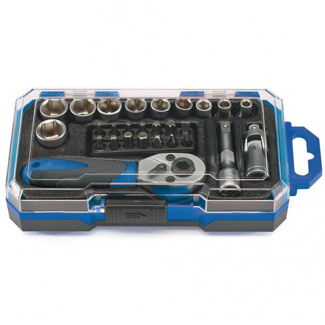 Draper 1/4" Square Drive Socket Set 27pcs