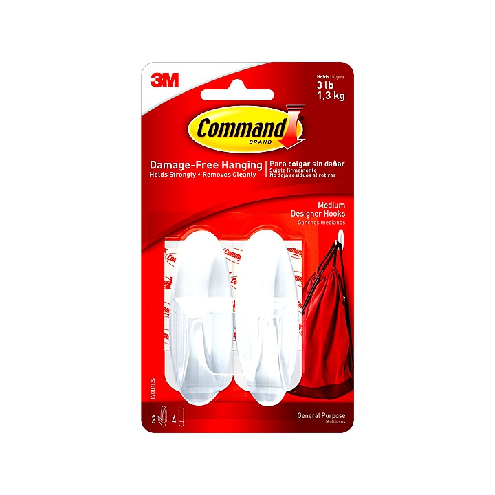 3M Command Medium Designer Hooks