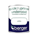 Berger White Quick Dry Primer Wood 750ml