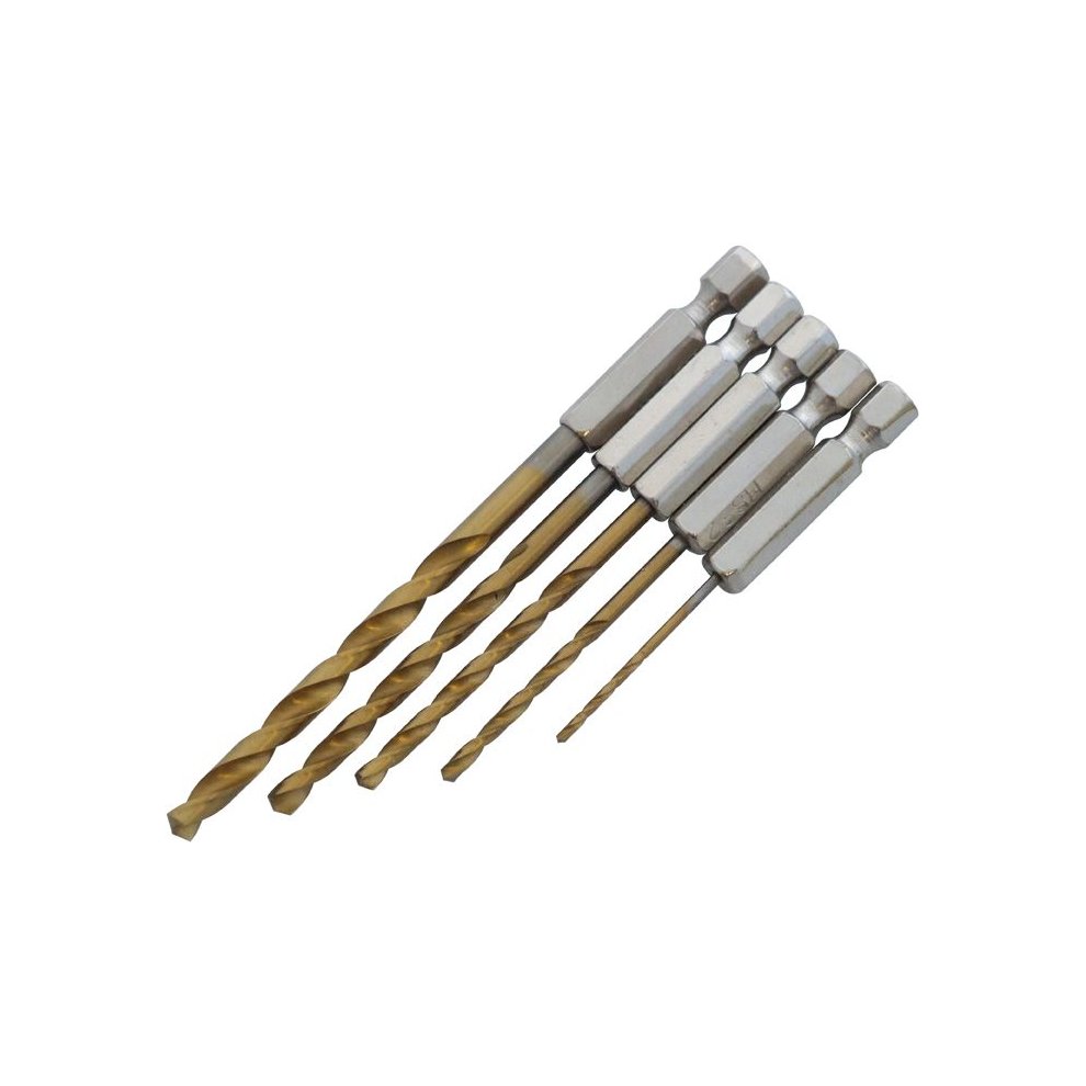 AmTech 5pc Metal Drill Bit Set