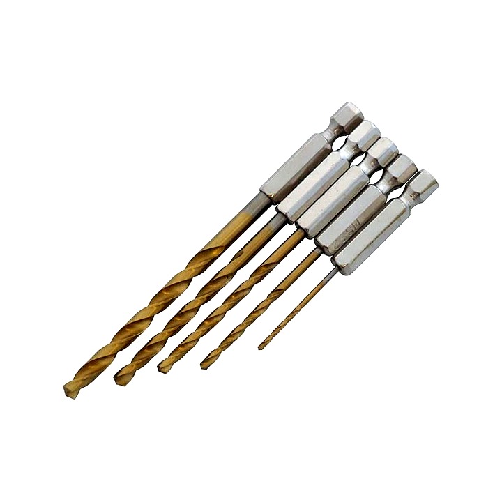 AmTech 5pc Metal Drill Bit Set