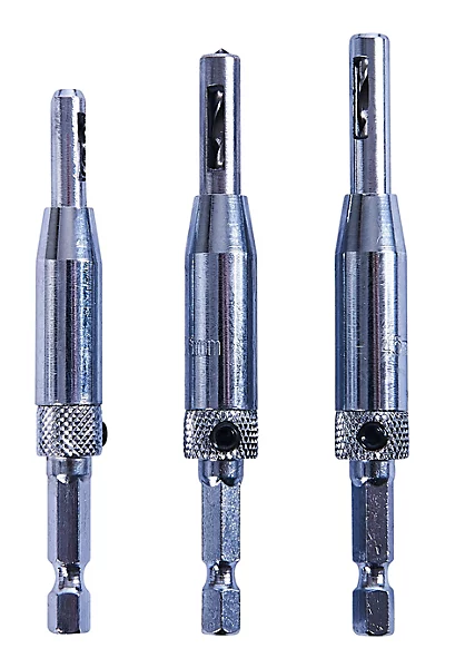 AmTech 3pc Hinge Drill Set
