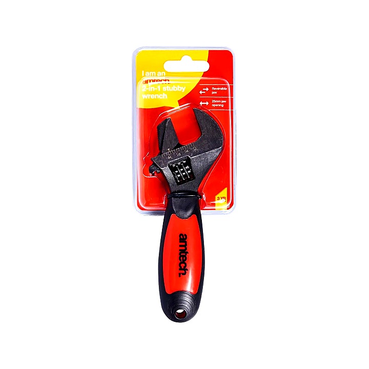 AmTech 2-in-1 Stubby Wrench