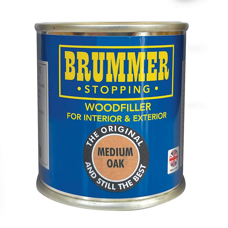 Brummer Wood Filler Medium Oak 250g