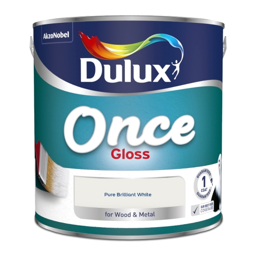 Dulux Once Gloss Pure Brilliant White 2.5L