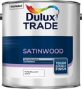Dulux Trade Pure Brilliant White Satinwood Paint 2.5L