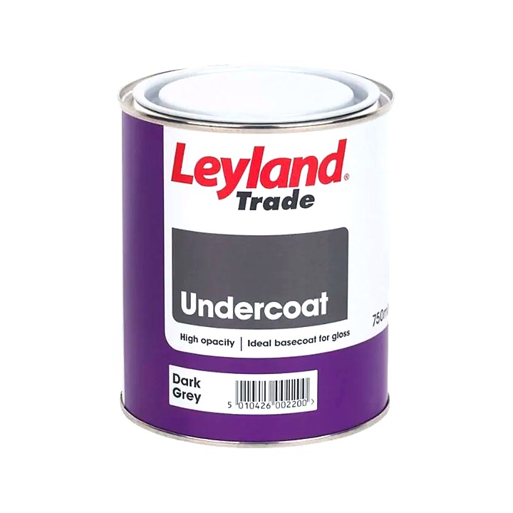 Leyland Trade Undercoat Dark Grey 750ml