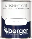 Berger White Undercoat Wood 750ml