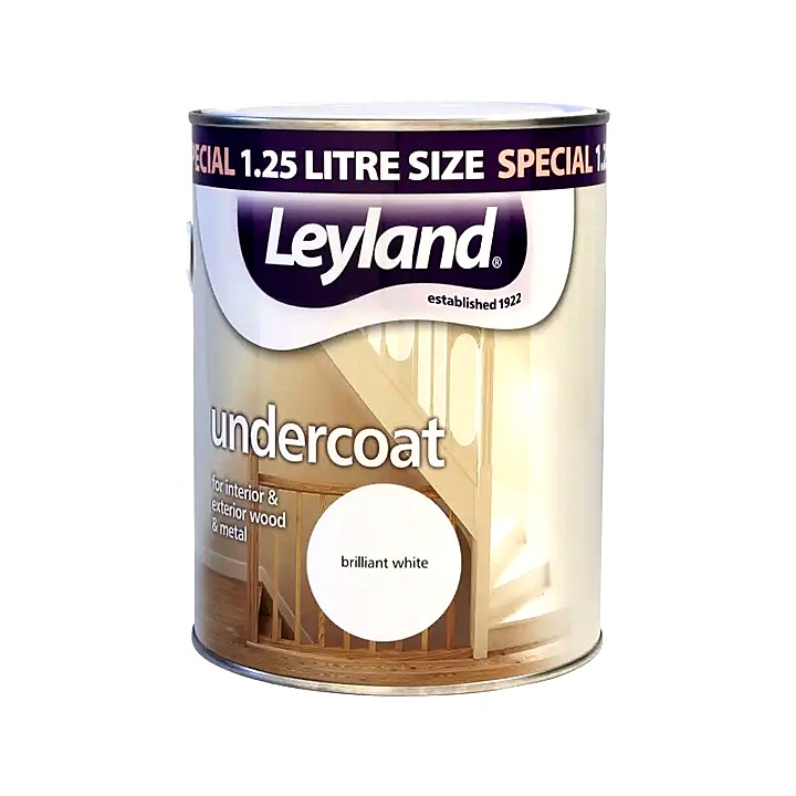 Leyland Undercoat Brilliant White 1.25L