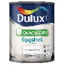 Dulux Quick-Dry Eggshell Pure Brilliant White 750ml