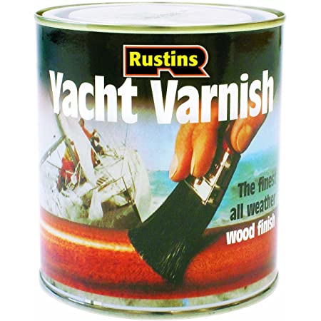 Rustins Yacht Varnish Satin Wood Finish 1L