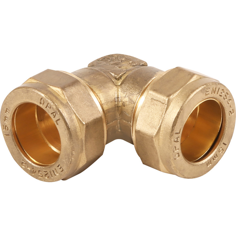 15mm Elbow Compression Brass