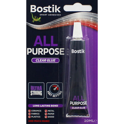 Bostik All Purpose Clear Glue 20ml