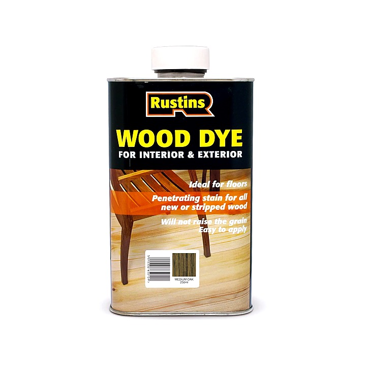Rustins Wood Dye Meduim Oak 250ml