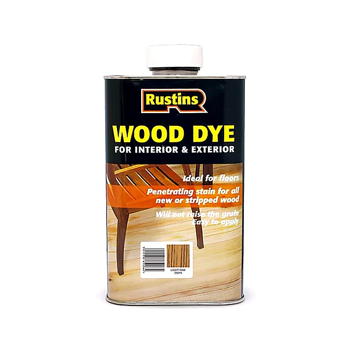 Rustins Wood Dye Light Oak 250ml