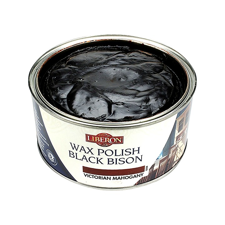 Liberon Wax Polish Black Bison Victorian Mahogany 500ml 