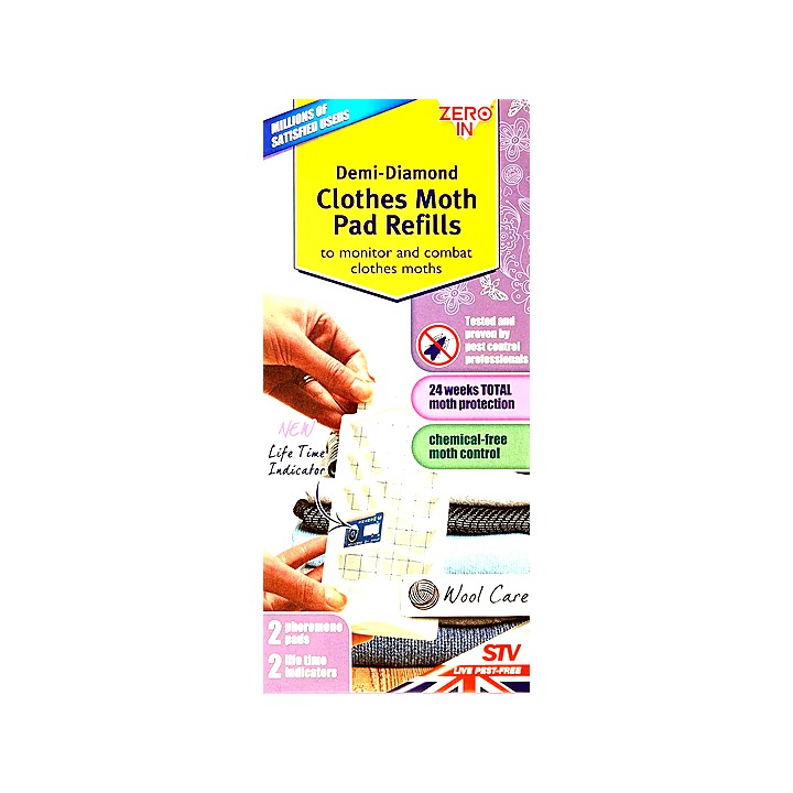 Zero In Clothes Moth Pheromone Trap Refills Pack of 2