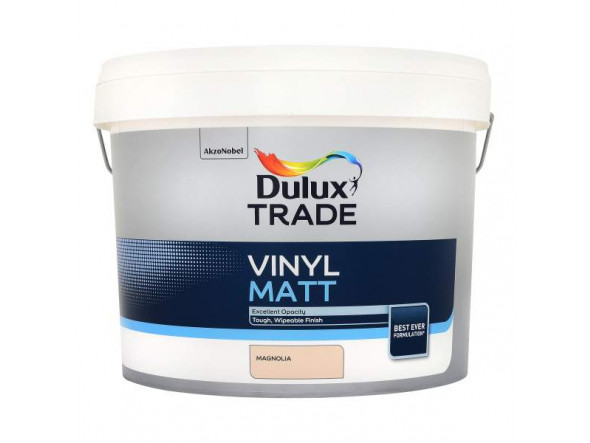 Dulux Trade Vinyl Matt Magnolia 10L